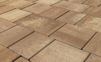  Тротуарная плитка Braer СТАРЫЙ ГОРОД ВЕЙМАР 60 мм Colormix  Миндаль: внешний вид