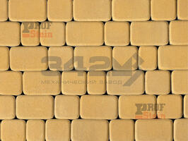  Тротуарная плитка 342 механический завод Классика 60 мм Желтый: внешний вид