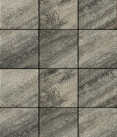  Тротуарная плитка Выбор Квадрат Б.3.К.8 100х100х80 мм Листопад Антрацит: внешний вид