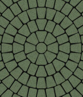  Тротуарная плитка Выбор Классико Б.2.КО.6 60 мм Зеленый: внешний вид